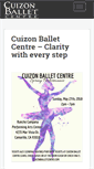 Mobile Screenshot of cuizonballetcentre.com